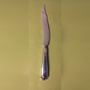 Tiffany Marquis Notch Edge Sterling Silver Fish Knife All Original 7 3/4…